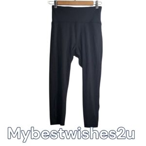 Joy Lab size small gym workout exercise yoga 3/4 length pants black